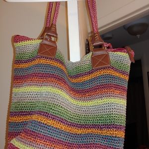 The Sak shoulder bag crochet multicolored
